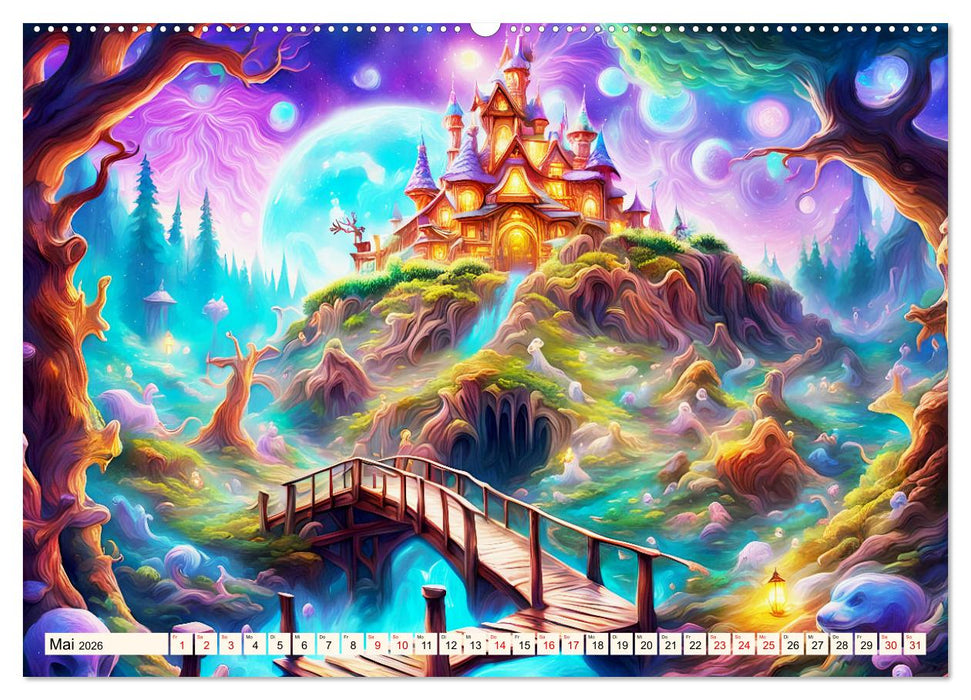 Verzauberte Schlösser (CALVENDO Wandkalender 2026)
