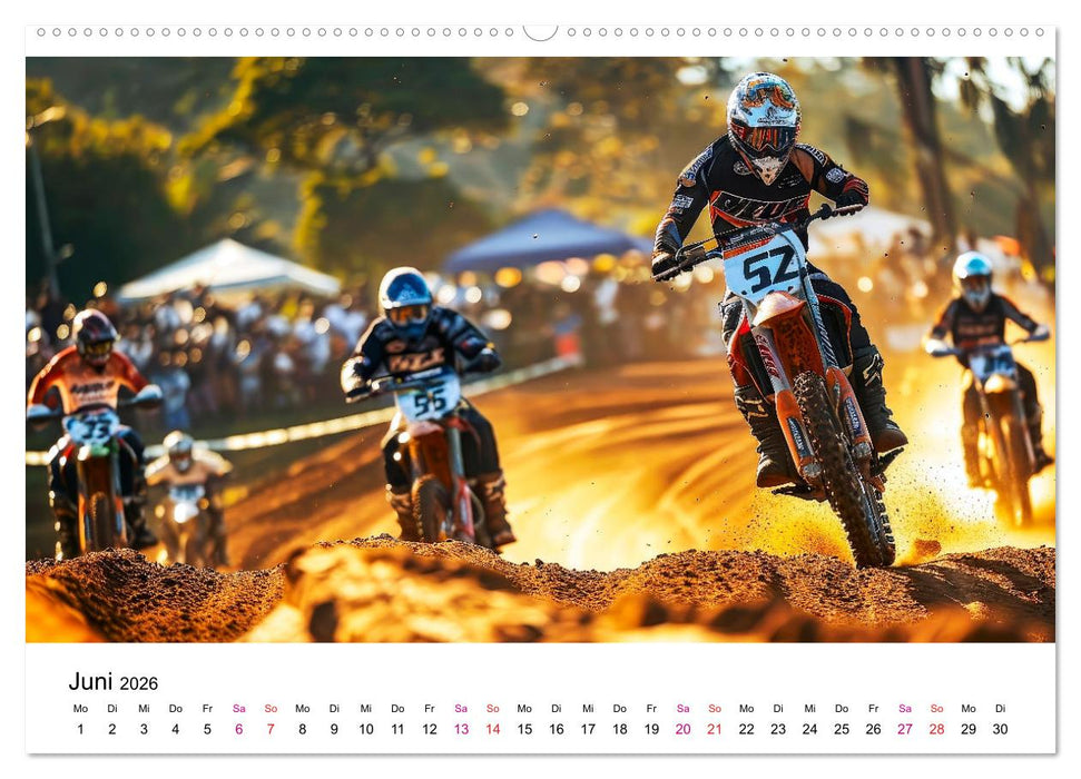 Motocross Erlebnisse (CALVENDO Premium Wandkalender 2026)