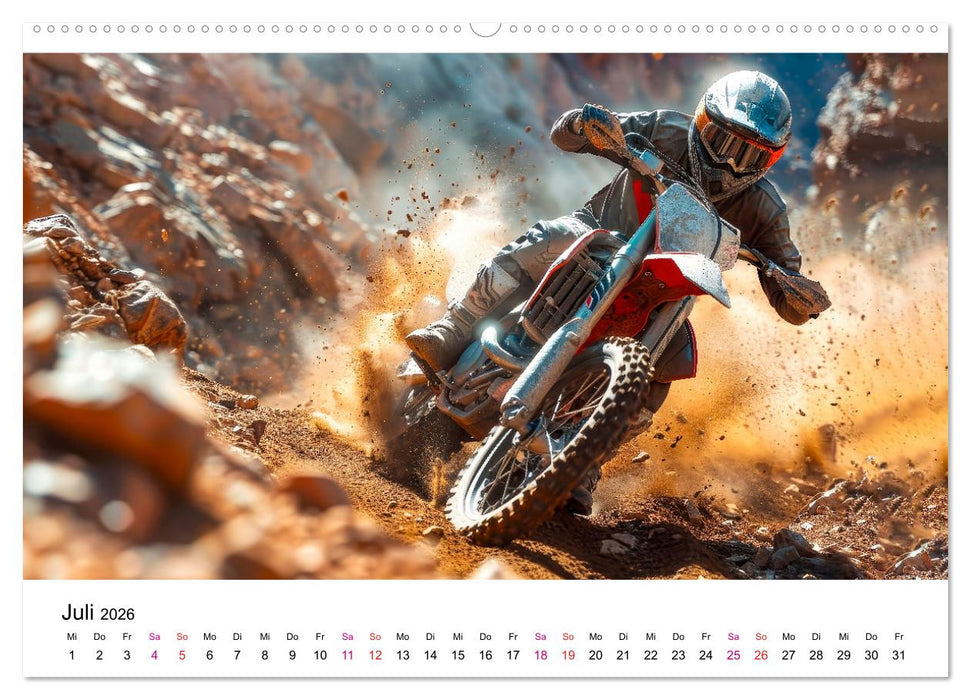 Motocross Erlebnisse (CALVENDO Premium Wandkalender 2026)