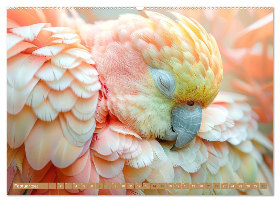 Tierische Träumer - Sanft ruhend (CALVENDO Premium Wandkalender 2026)