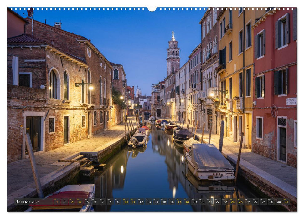Malerisches Venedig (CALVENDO Premium Wandkalender 2026)