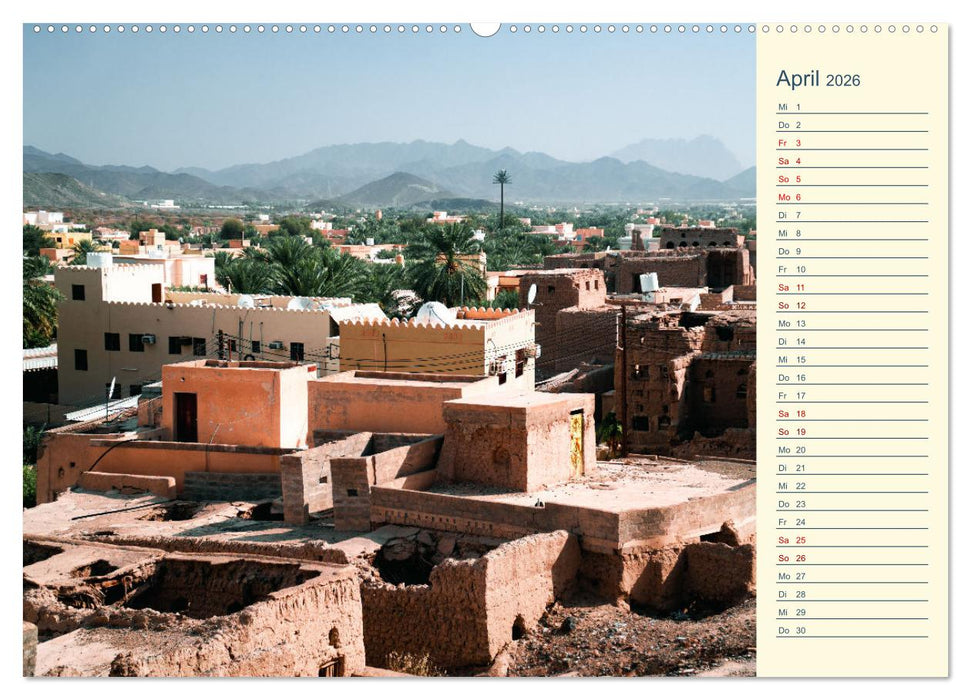 Oman - Unvergessliche Momente (CALVENDO Wandkalender 2026)