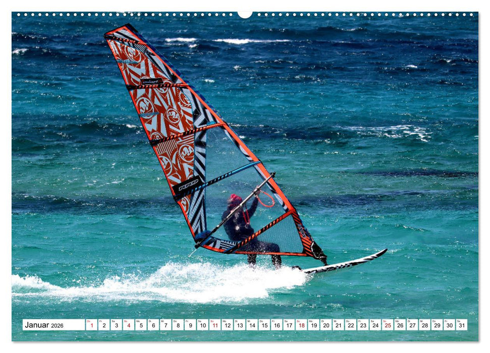 Spektakuläres Wellen- und Windsurfen (CALVENDO Premium Wandkalender 2026)