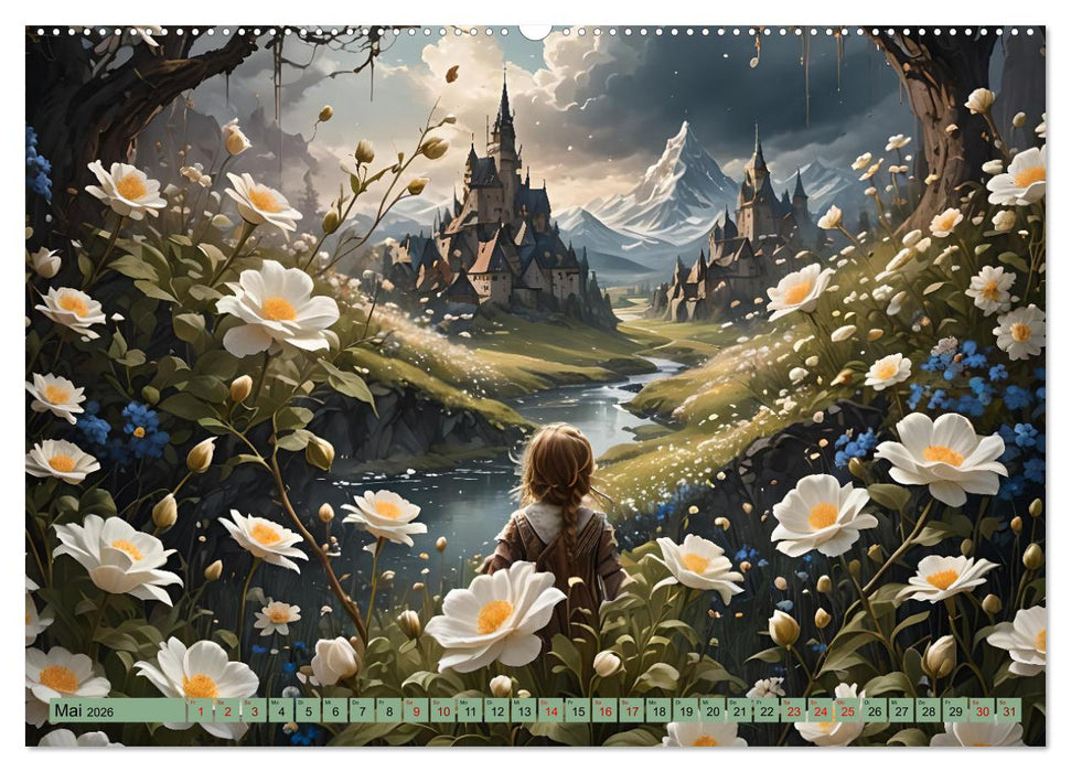 Mittelalterliche Städte und Burgen (CALVENDO Wandkalender 2026)