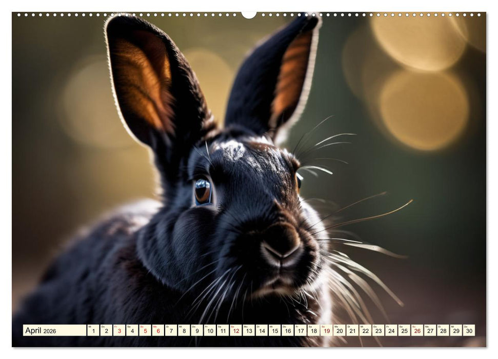 Mümmelmänner - Goldige Kaninchen (CALVENDO Wandkalender 2026)