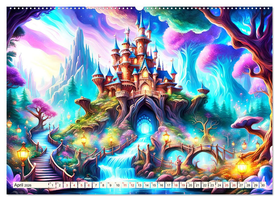 Verzauberte Schlösser (CALVENDO Premium Wandkalender 2026)