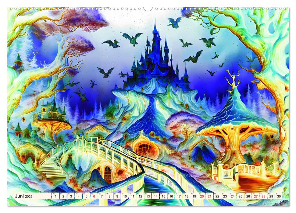 Verzauberte Schlösser (CALVENDO Premium Wandkalender 2026)