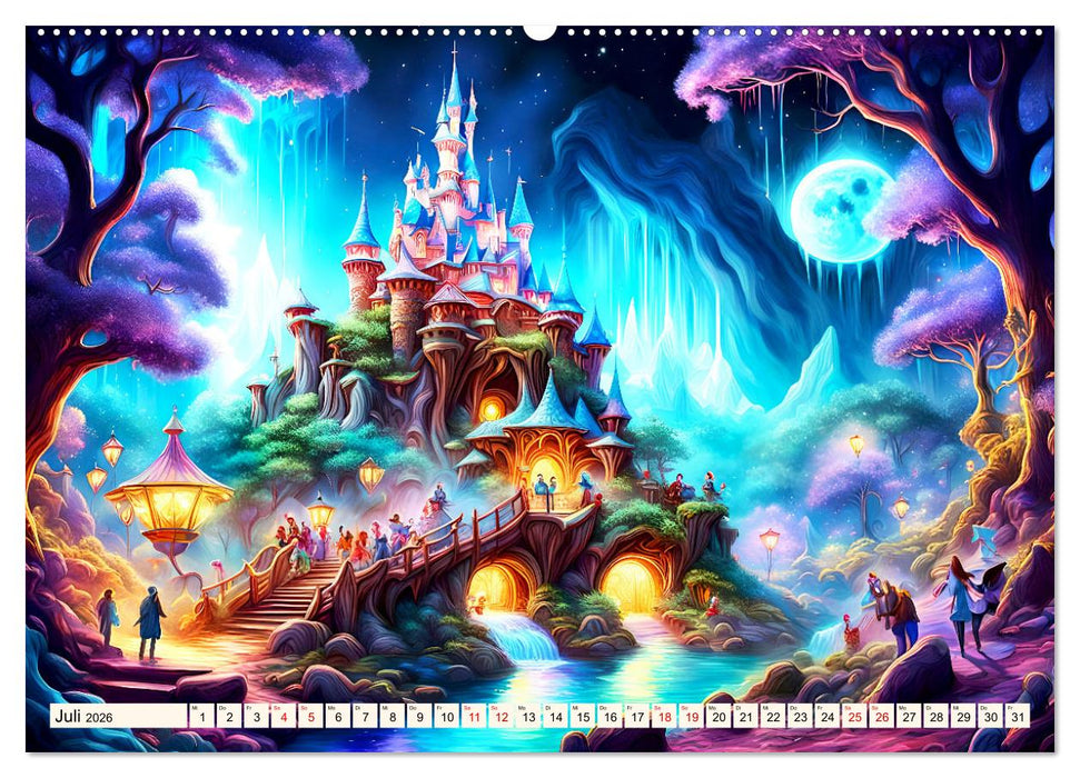 Verzauberte Schlösser (CALVENDO Premium Wandkalender 2026)