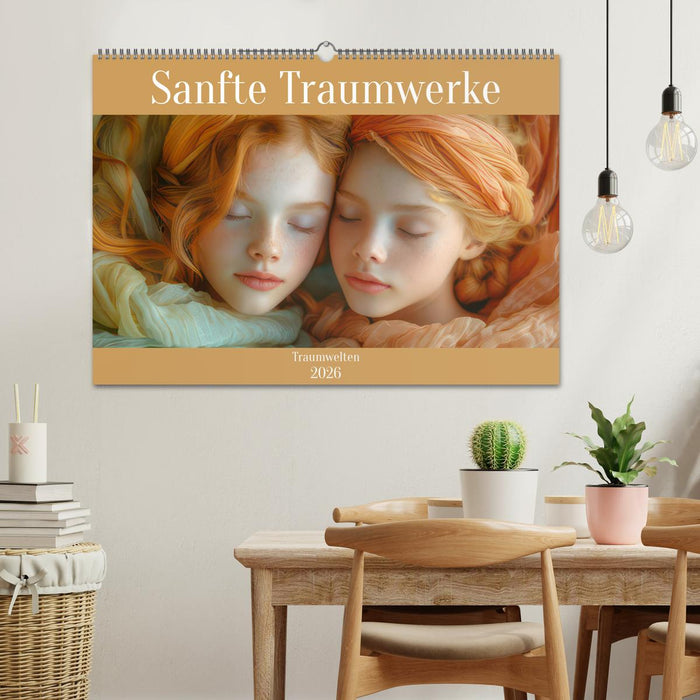 Sanfte Traumwerke - Traumwelten (CALVENDO Wandkalender 2026)