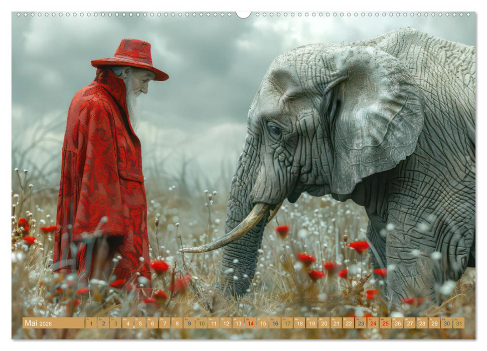 Sanfte Traumwerke - Traumwelten (CALVENDO Wandkalender 2026)