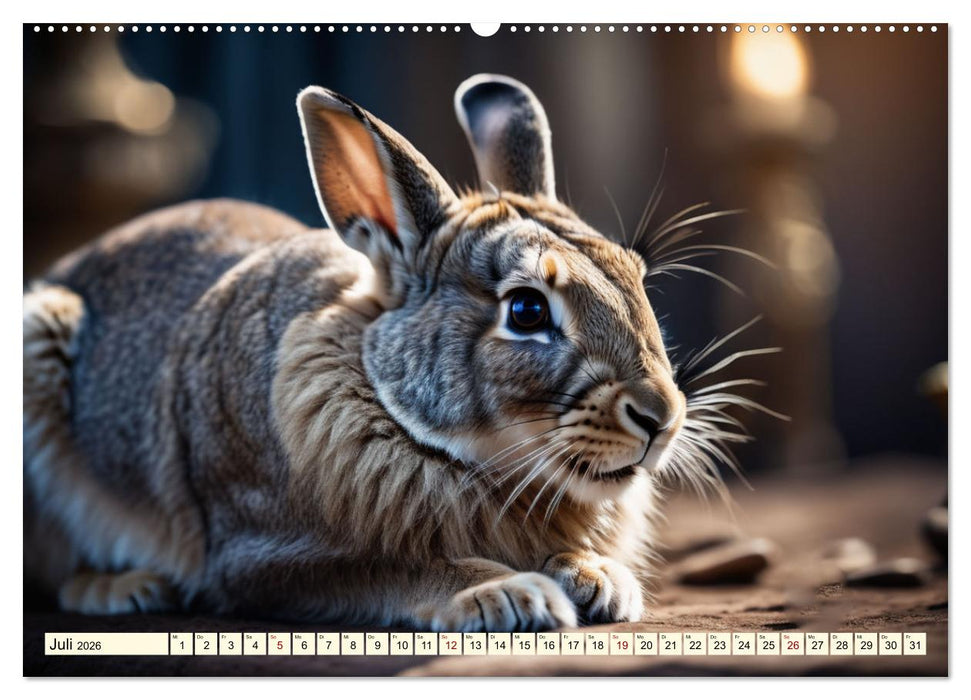 Mümmelmänner - Goldige Kaninchen (CALVENDO Premium Wandkalender 2026)
