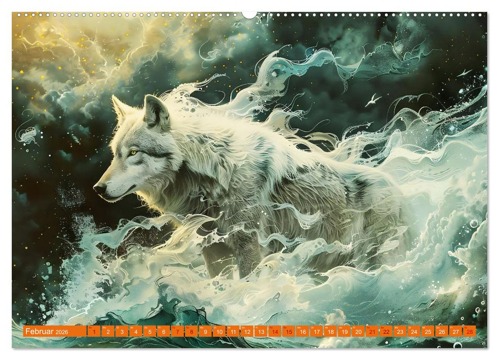 Von Füchsen und Wölfen (CALVENDO Wandkalender 2026)