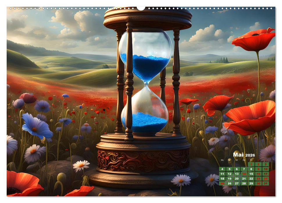 Magische Sanduhren (CALVENDO Premium Wandkalender 2026)