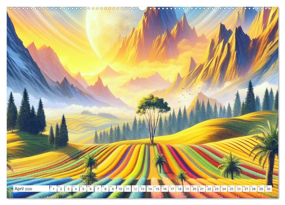 Futurplaneten (CALVENDO Wandkalender 2026)