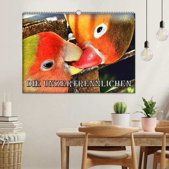 Die Unzertrennlichen (CALVENDO Wandkalender 2026)