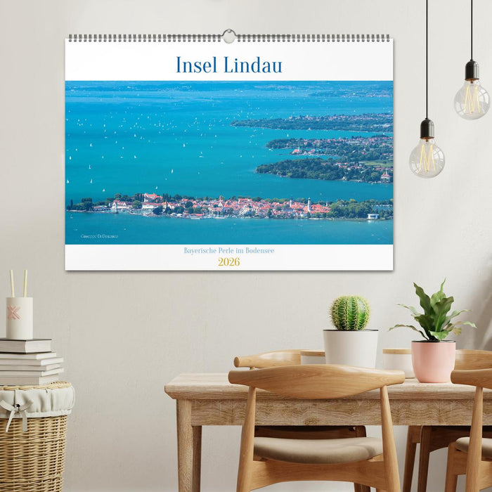 Insel Lindau - Bayerische Perle im Bodensee (CALVENDO Wandkalender 2026)