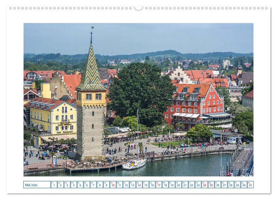 Insel Lindau - Bayerische Perle im Bodensee (CALVENDO Wandkalender 2026)