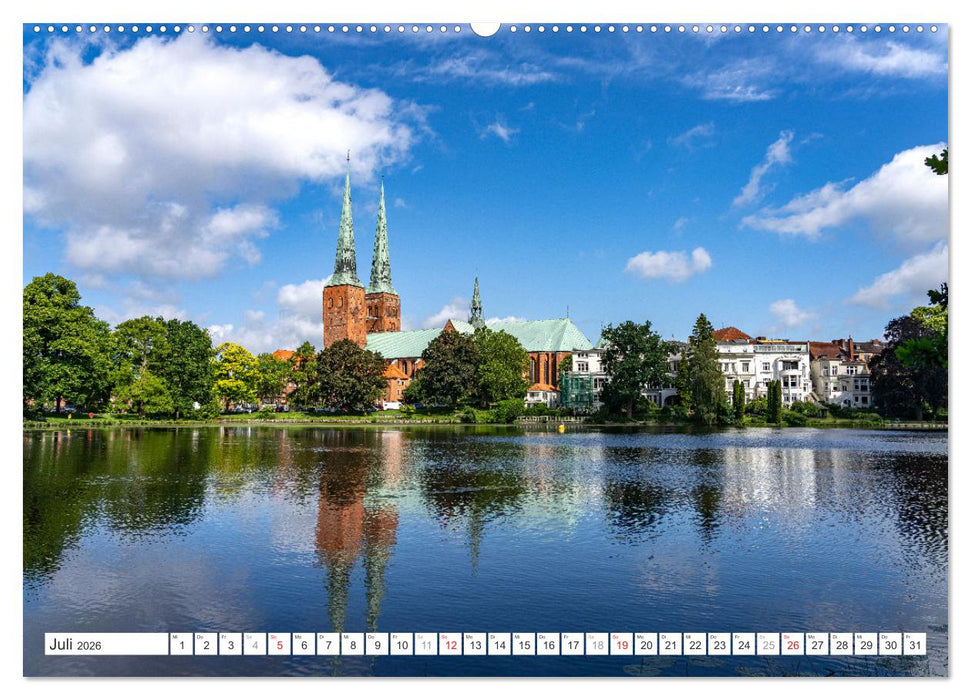 Schleswig-Holstein - Hansestadt Lübeck (CALVENDO Premium Wandkalender 2026)
