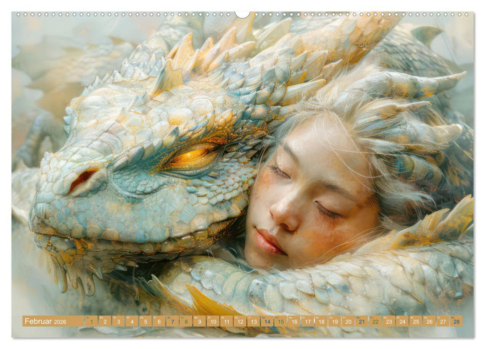 Sanfte Traumwerke - Traumwelten (CALVENDO Premium Wandkalender 2026)