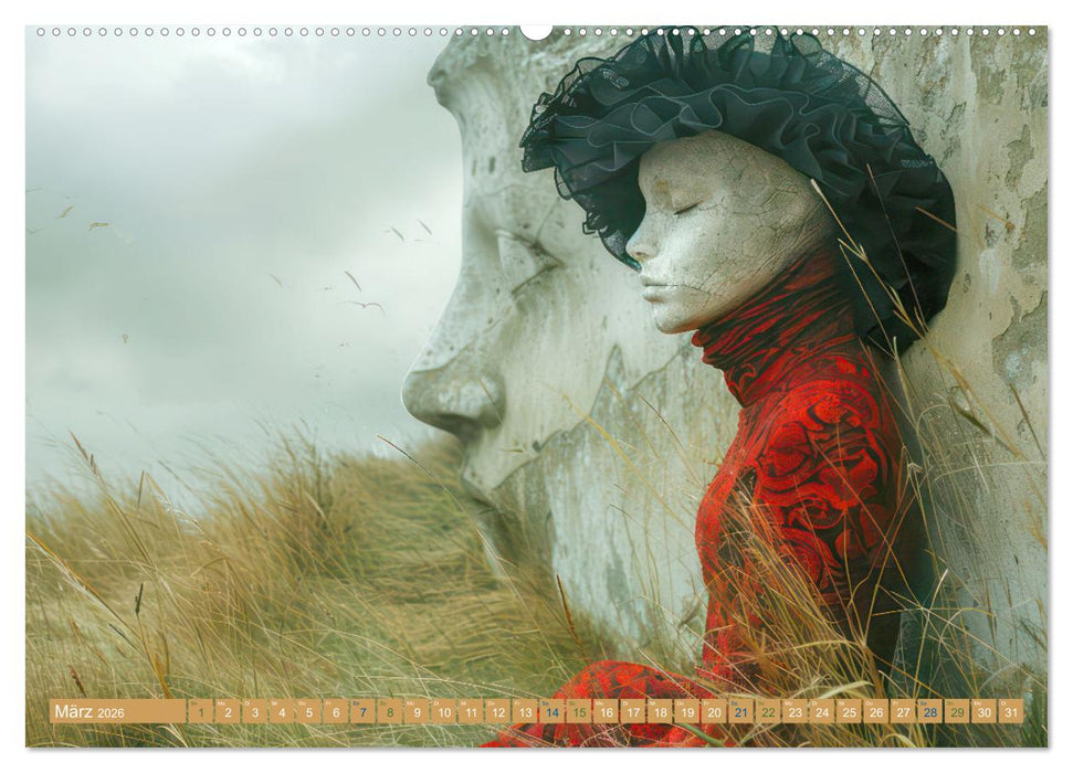 Sanfte Traumwerke - Traumwelten (CALVENDO Premium Wandkalender 2026)