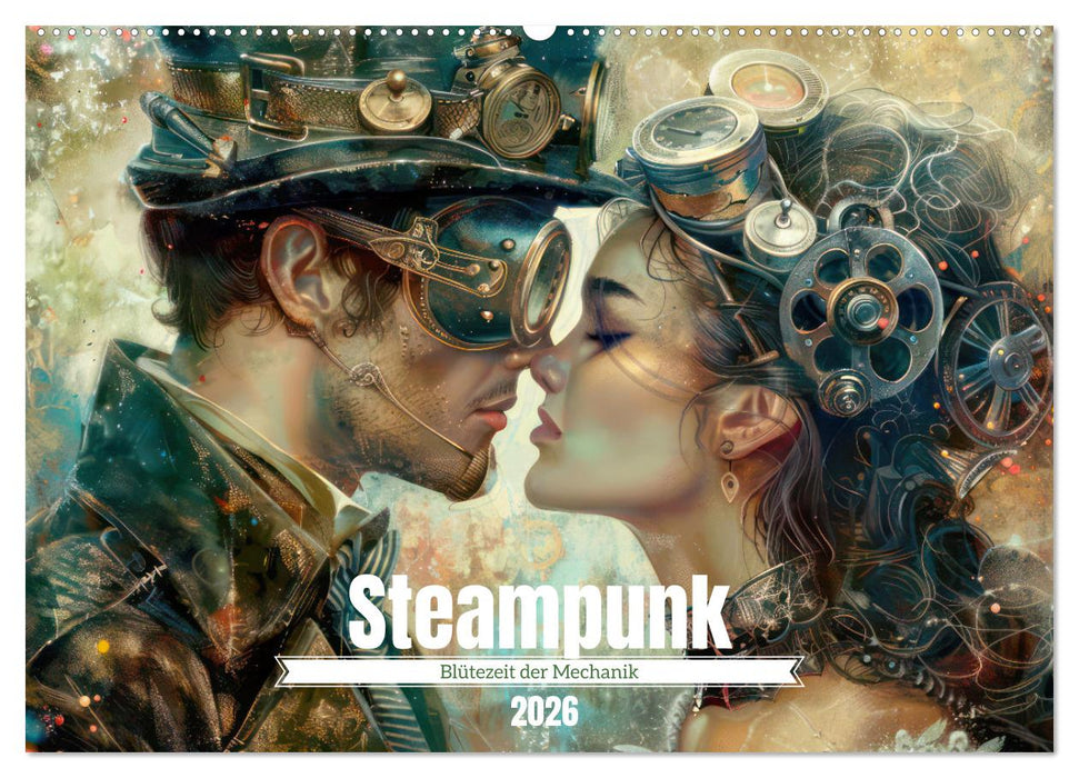 Steampunk - Blütezeit der Mechanik (CALVENDO Wandkalender 2026)