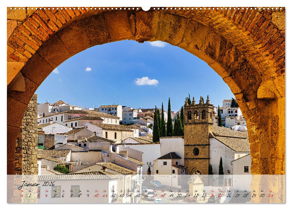 Ronda in Andalusien - Stadt auf einem Felsplateau (CALVENDO Wandkalender 2026)