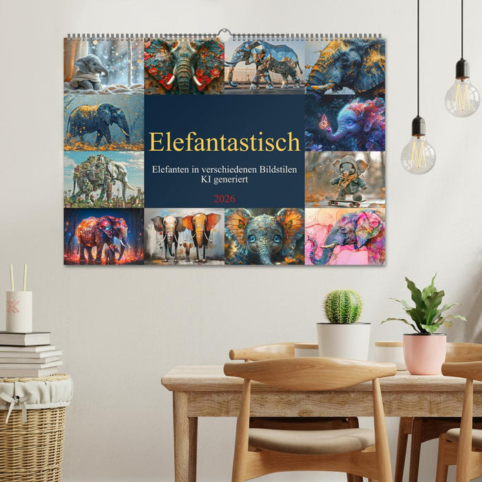 Elefantastisch (CALVENDO Wandkalender 2026)