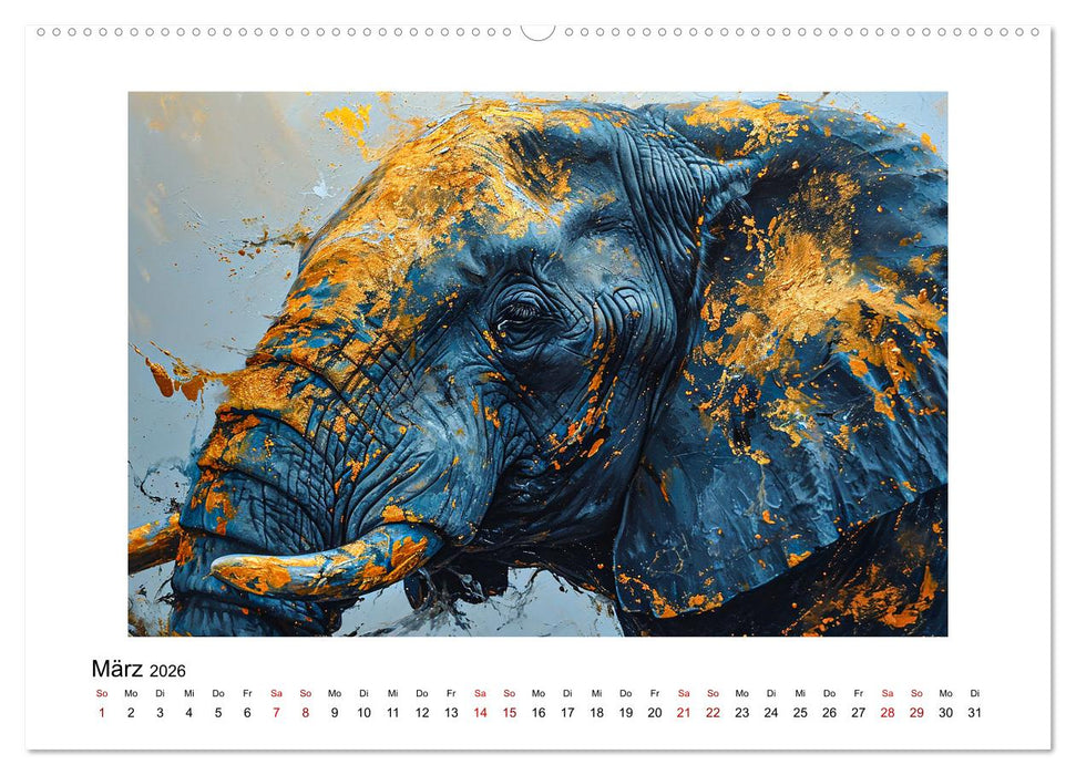 Elefantastisch (CALVENDO Wandkalender 2026)