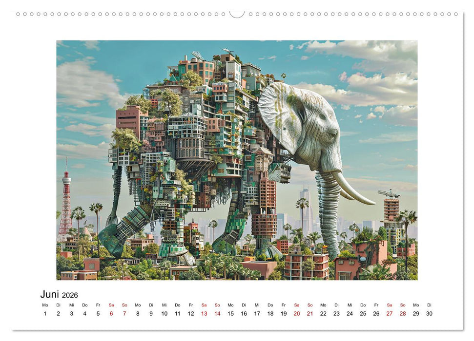 Elefantastisch (CALVENDO Wandkalender 2026)