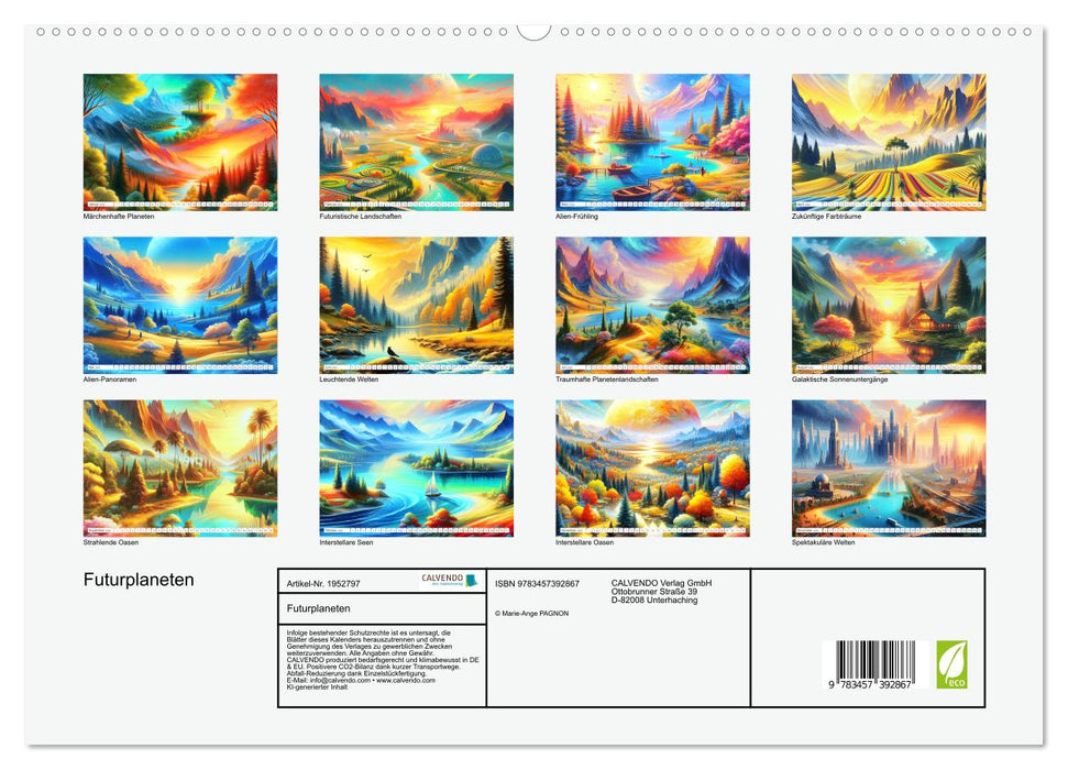 Futurplaneten (CALVENDO Premium Wandkalender 2026)