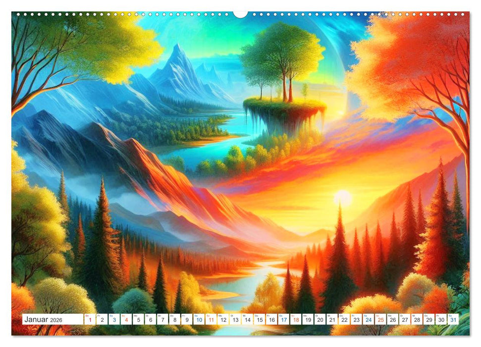 Futurplaneten (CALVENDO Premium Wandkalender 2026)