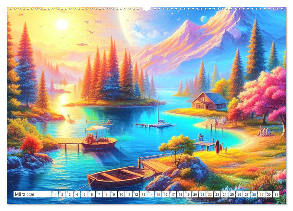 Futurplaneten (CALVENDO Premium Wandkalender 2026)