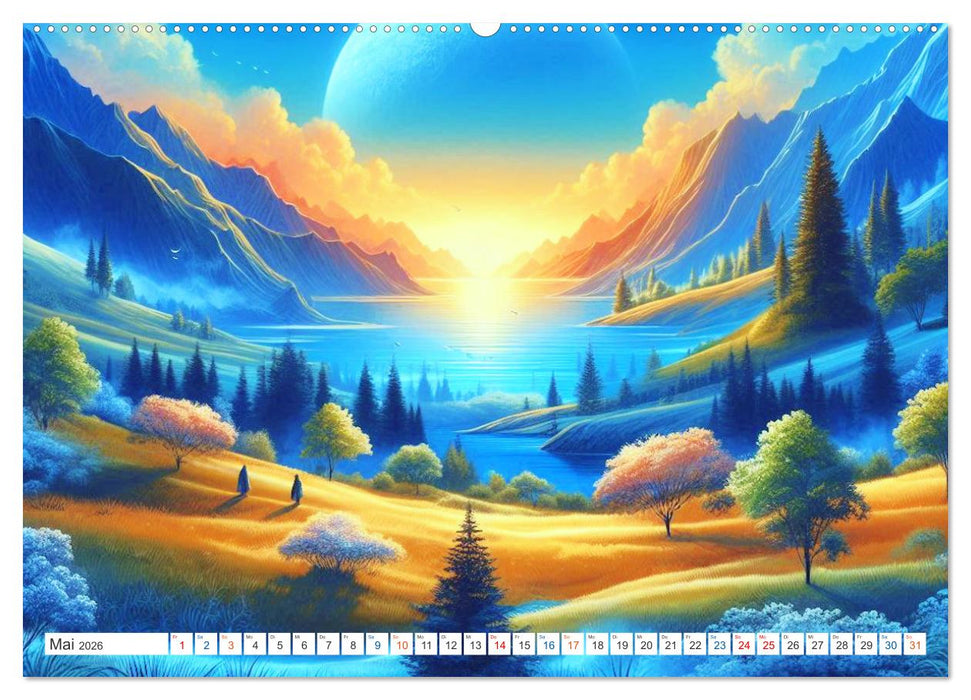 Futurplaneten (CALVENDO Premium Wandkalender 2026)