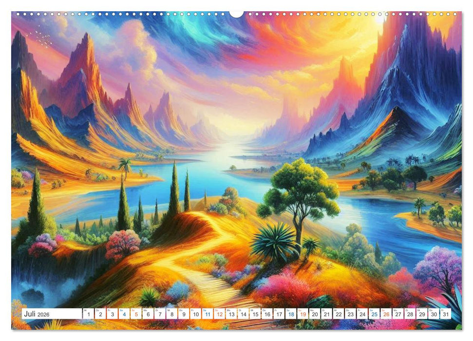 Futurplaneten (CALVENDO Premium Wandkalender 2026)