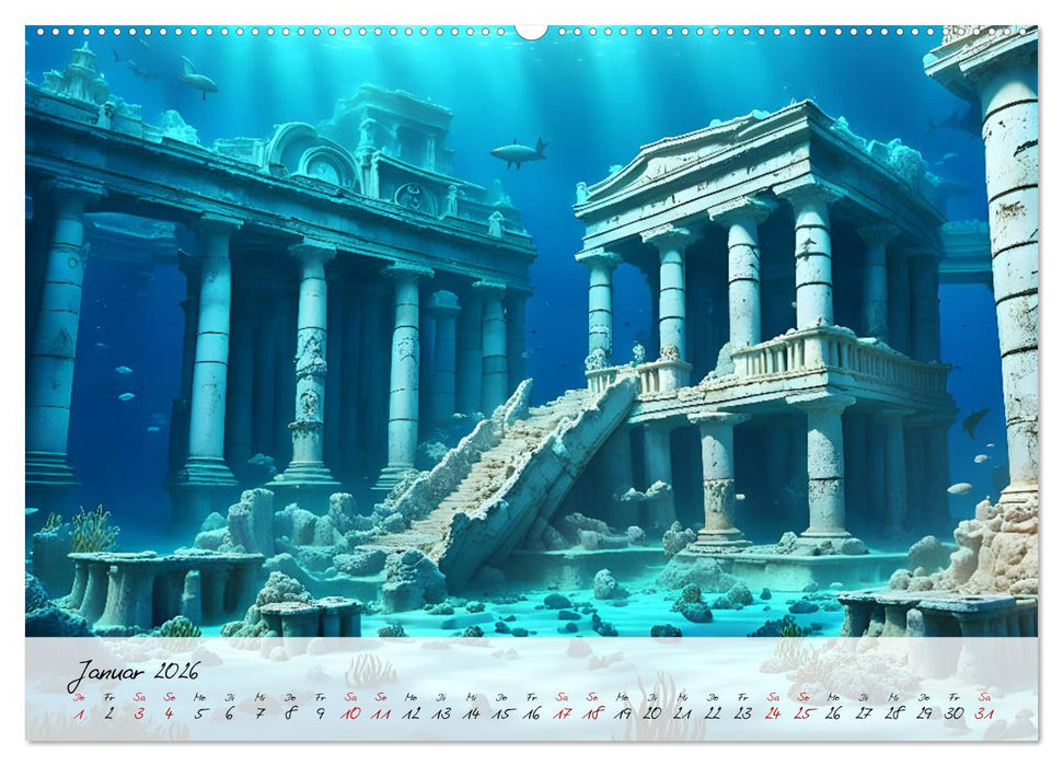 Geheimnisse der Unterwasserwelten (CALVENDO Wandkalender 2026)