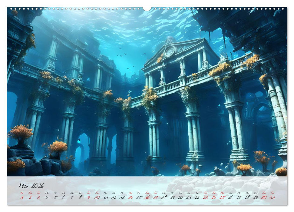 Geheimnisse der Unterwasserwelten (CALVENDO Wandkalender 2026)