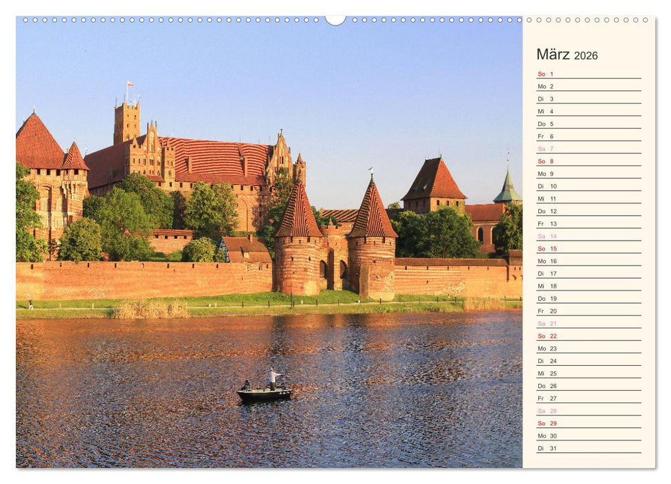 Quer durch Polens Norden (CALVENDO Premium Wandkalender 2026)