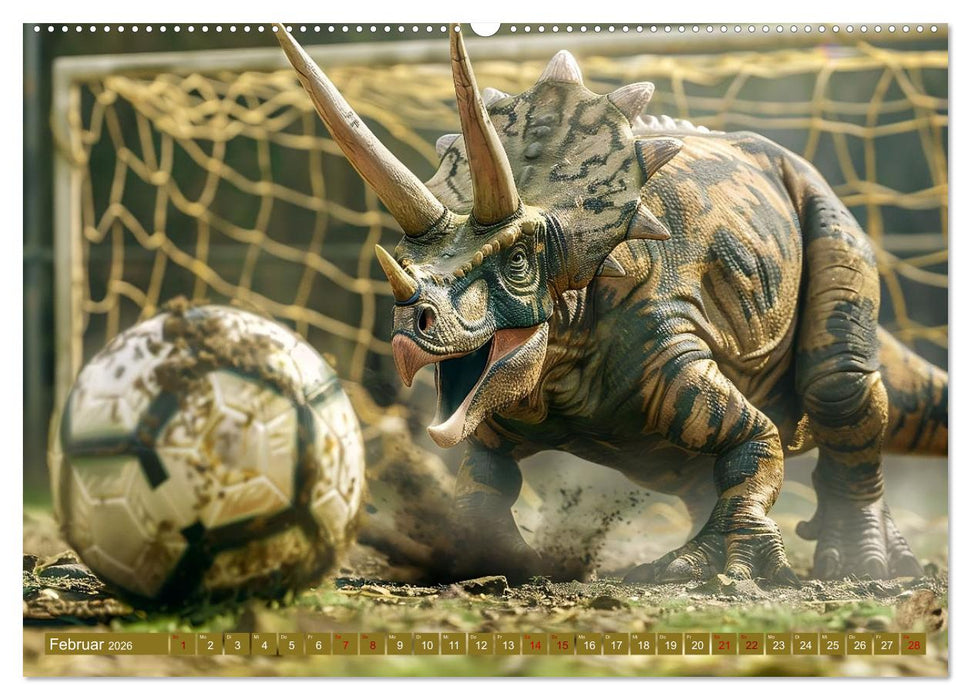 Wie wäre es mit einem Dinosaurier als Haustier? (CALVENDO Premium Wandkalender 2026)
