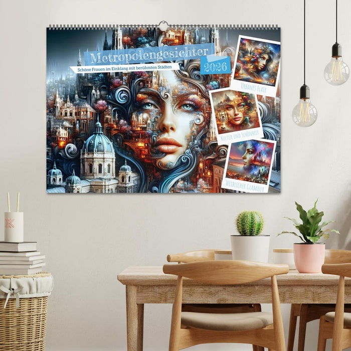 Metropolengesichter (CALVENDO Wandkalender 2026)