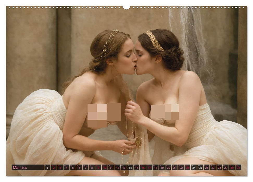 Zärtliches Versailles (CALVENDO Wandkalender 2026)