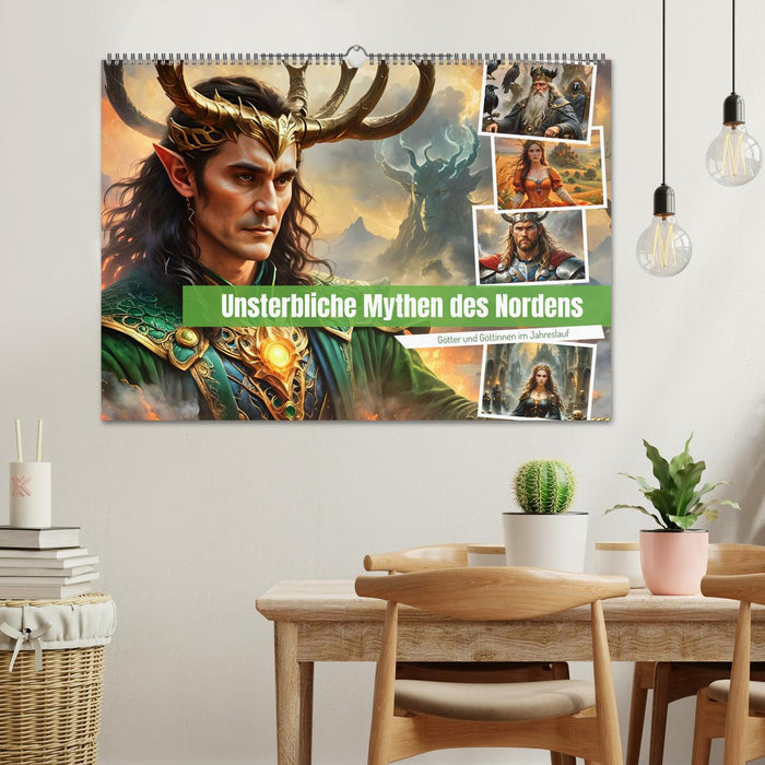 Unsterbliche Mythen des Nordens (CALVENDO Wandkalender 2026)