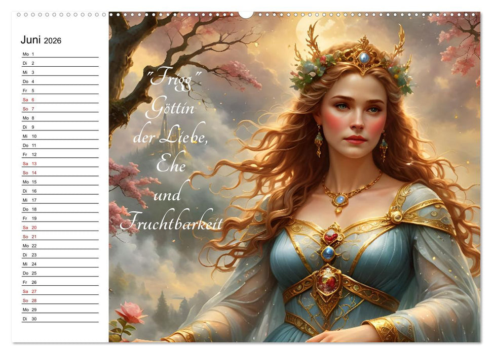 Unsterbliche Mythen des Nordens (CALVENDO Wandkalender 2026)