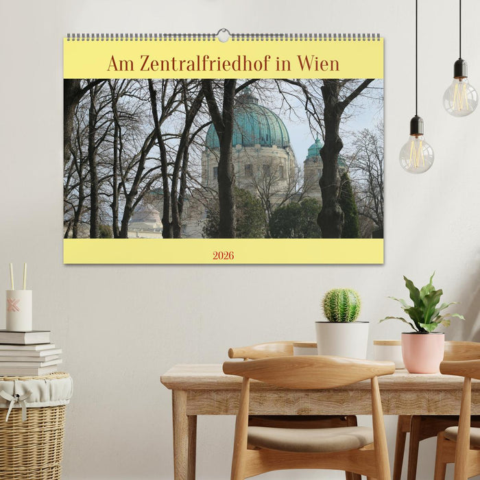 Am Zentralfriedhof in Wien (CALVENDO Wandkalender 2026)