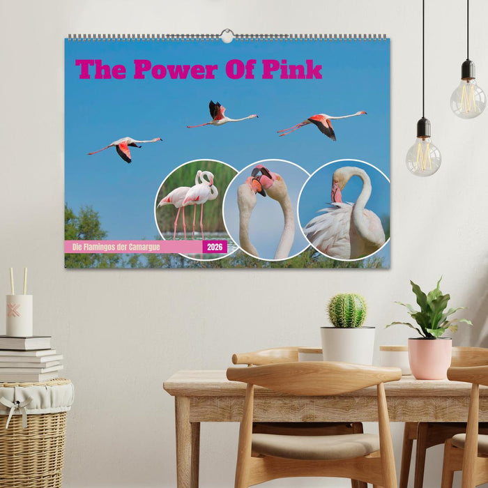 The Power Of Pink (CALVENDO Wandkalender 2026)