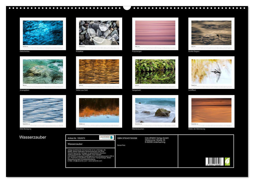 Wasserzauber (CALVENDO Wandkalender 2026)