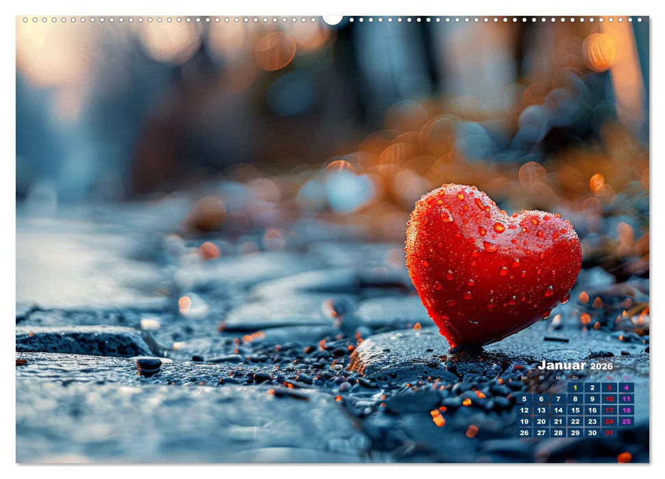 Sehnsucht Herzlichkeit (CALVENDO Premium Wandkalender 2026)
