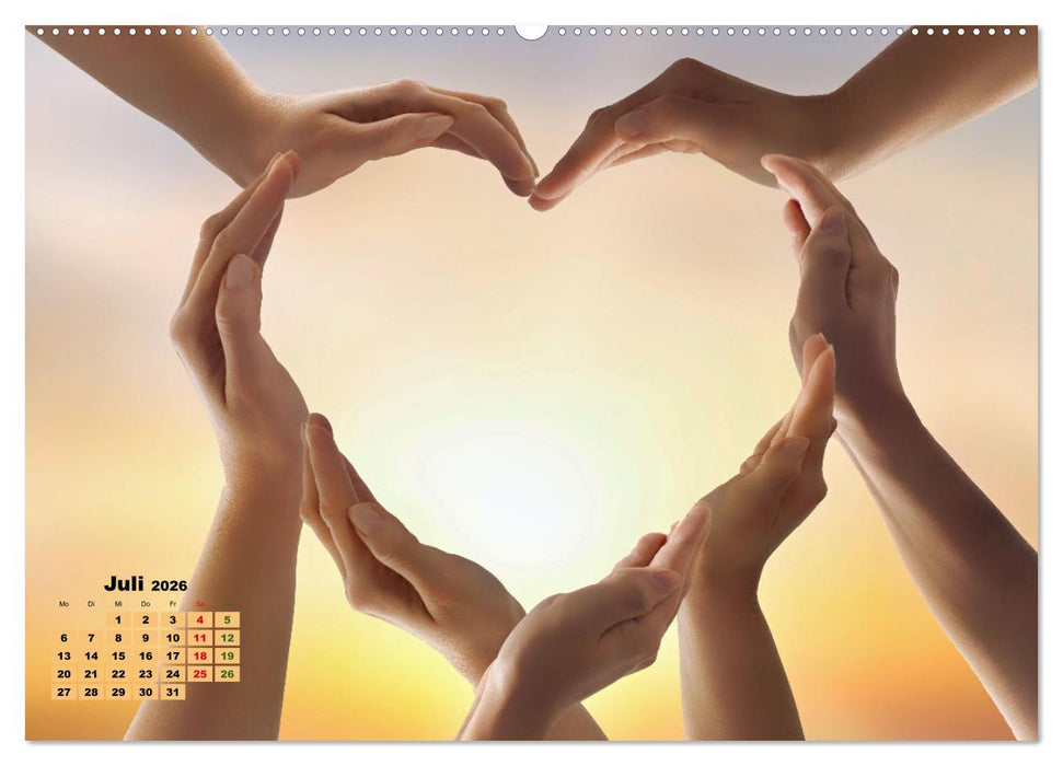Sehnsucht Herzlichkeit (CALVENDO Premium Wandkalender 2026)