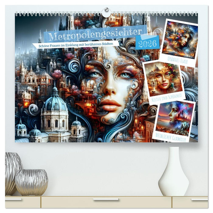 Metropolengesichter (CALVENDO Premium Wandkalender 2026)