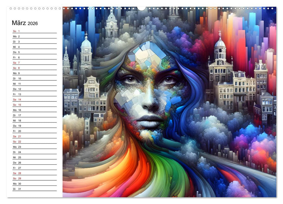 Metropolengesichter (CALVENDO Premium Wandkalender 2026)