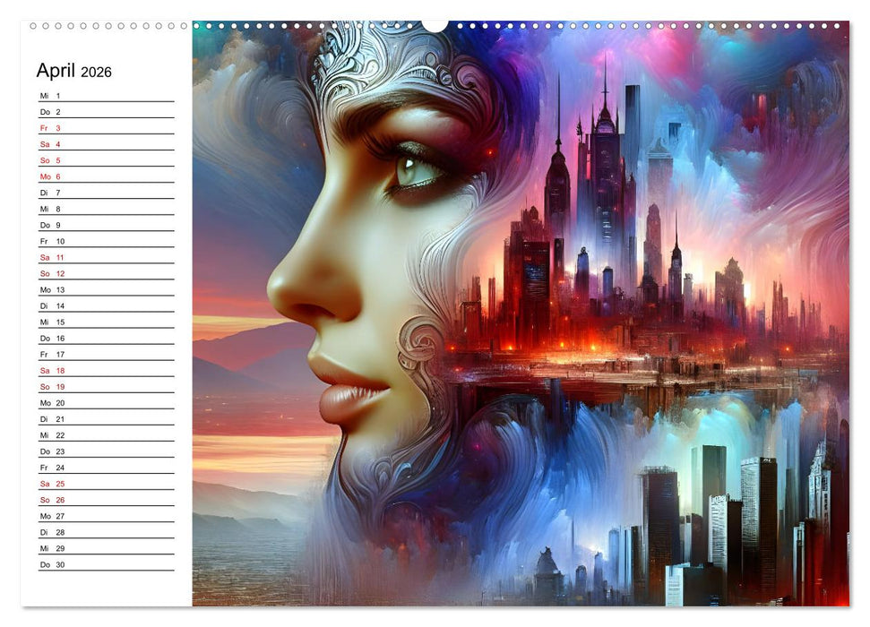 Metropolengesichter (CALVENDO Premium Wandkalender 2026)